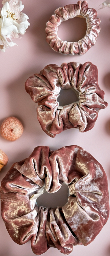 Scrunchies Cameo Brown Valvet