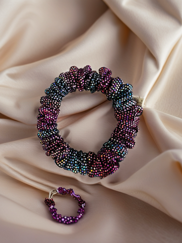 Scrunchies Iridescent Multicolor